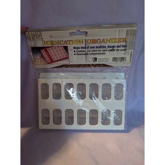Handy Home Weekly Medication Organizer With Removable Compartments - Picture 3 of 3